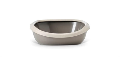 Savic Kattenbak Happy Planet Gizmo Met Rand Mocca / Warmgrijs 44X35,5X12,5 Cm