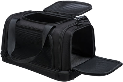 Trixie Vliegtuigtas Plane Zwart 44X28X25 Cm