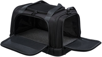 Trixie Vliegtuigtas Plane Zwart 44X28X25 Cm