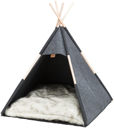 Trixie Schuilplaats Tipi Vilt Antraciet 70X70X70 Cm