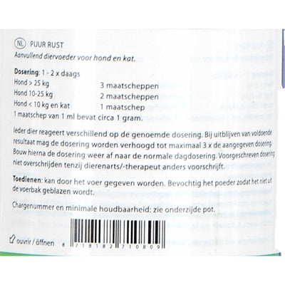 Puur Natuur Tranquil (Rust) Hond En Kat 75 Gr