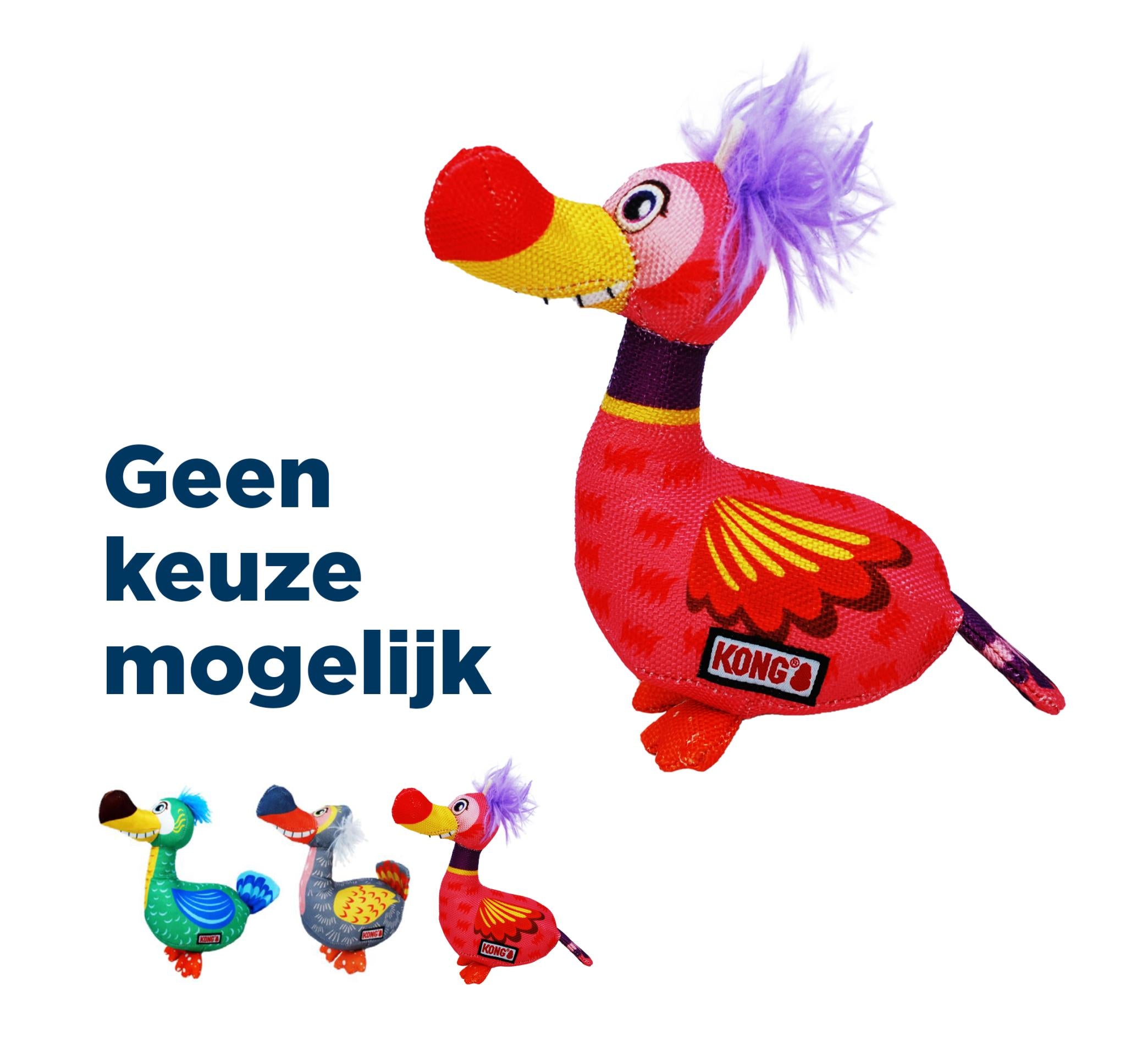 Kong Ballistic Vibez Vogel Assorti 25,5X11X32,5 Cm