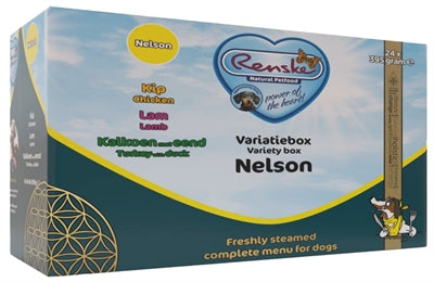 Renske Vers Vlees Variatiebox Nelson Kip / Lam / Kalkoen En Eend 24X395 Gr
