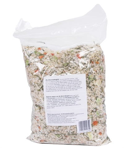 Dierendrogist Back To Nature Kruiden / Groenten / Rijst 9 Kg