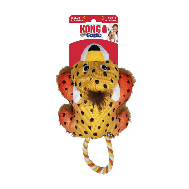 Kong Cozie Tuggz Cheetah 26X15X9,5 Cm
