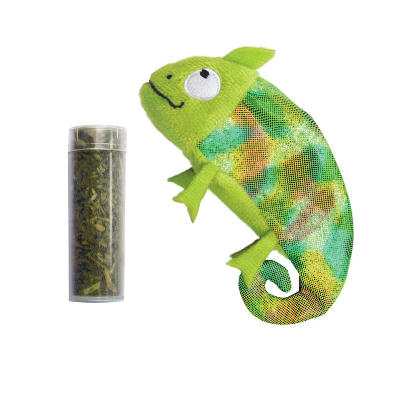 Kong Kameleon Met Catnip Hervulbaar 6,5X11,5X2,5 Cm
