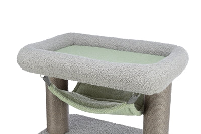 Trixie Kitten Krabpaal Lunito Grijs / Mintgroen 71 Cm