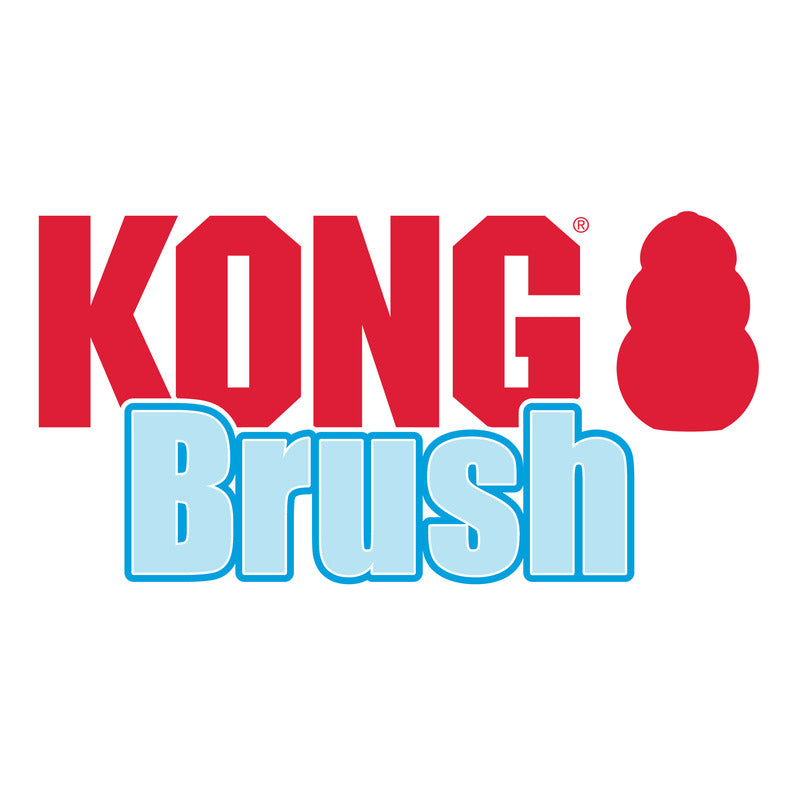 Kong Brush Schoonmaakborstel Rood 3X3X18 Cm