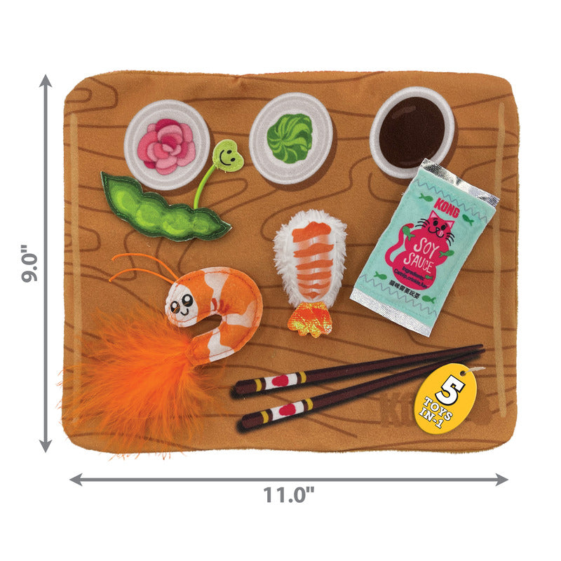 Kong Pull-A-Partz Sushi 26,5X21,5X2,5 Cm