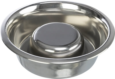 Trixie Voerbak Hond Slow Feeding Rvs 17 Cm
