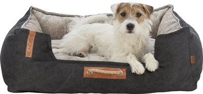 Trixie Be Nordic Hondenmand Fohr Zwart / Zand 60X50X22 Cm