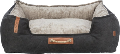 Trixie Be Nordic Hondenmand Fohr Zwart / Zand 60X50X22 Cm