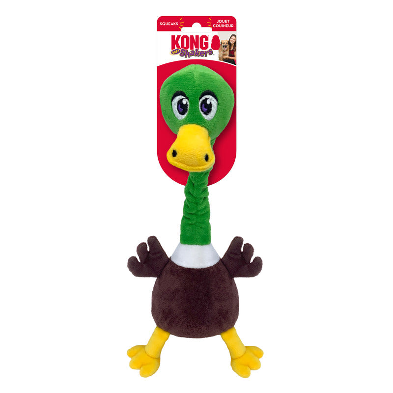 Kong Shakers Bobz Eend Met Piep Groen 29X10X9 Cm