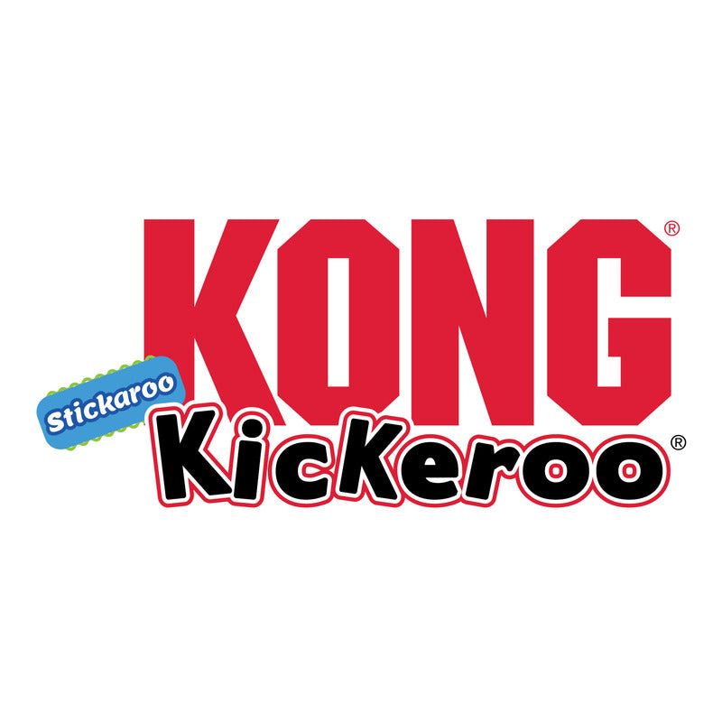 Kong Kickeroo Stickeroo Met Kreukgeluid En Catnip Blauw 26X11,5X2 Cm