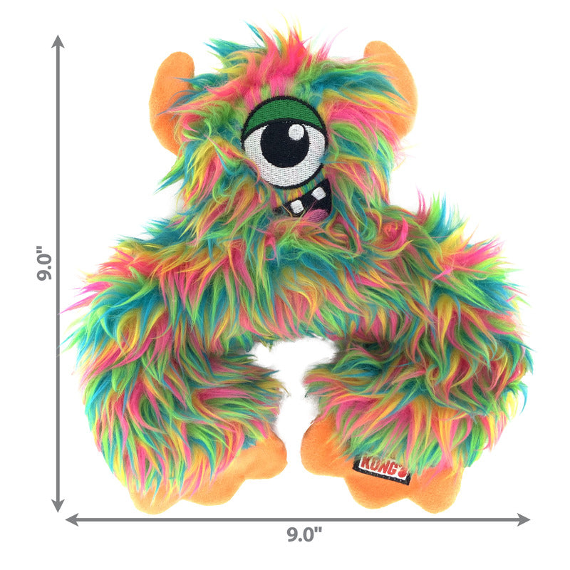 Kong Frizzle Frazzle Met Piep En Kreukelgeluid Verstevigd 23X21X6 Cm