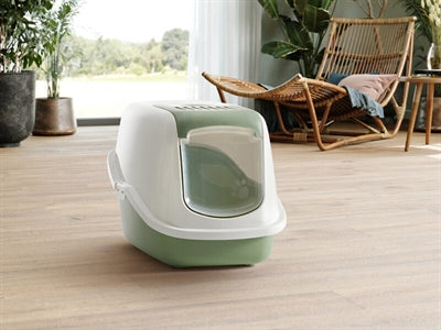Savic Kattenbak Nestor Botanical Groen 56X39X38,5 Cm