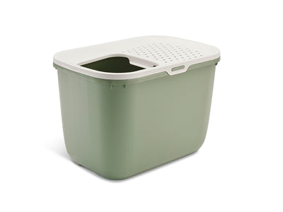 Savic Kattenbak Hop In Botanical Groen 58,5X39X39,5 Cm