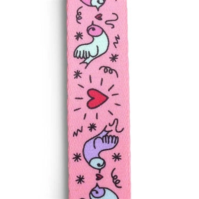 Morso Hondentuig H-Tuig Gerecycled Sweet Tweet Roze 40-55X1,5 Cm