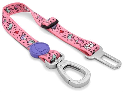 Morso Honden Autogordel Gerecycled Sweet Tweet Roze 40-65X1,5 Cm Tot 4 Kg