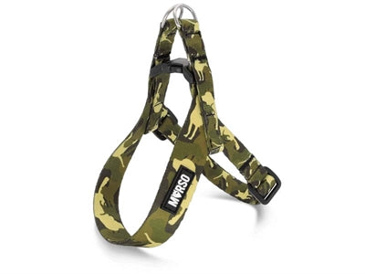 Morso Mini Hondentuig Verstelbaar Gerecycled Full Metal Dog Bruin 24-32X1,5 Cm