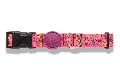 Morso Halsband Hond Gerecycled Pink Think Roze 30-42X1,5 Cm
