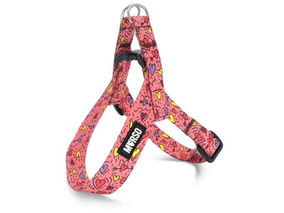Morso Mini Hondentuig Verstelbaar Gerecycled Pink Think Roze 24-32X1,5 Cm
