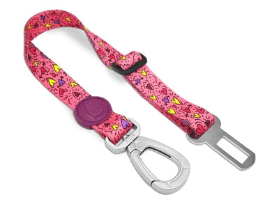 Morso Honden Autogordel Gerecycled Pink Think Roze 40-65X1,5 Cm Tot 4 Kg