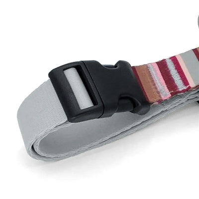 Morso Hondentuig H-Tuig Gerecycled Skyline Rood / Roze 40-55X1,5 Cm