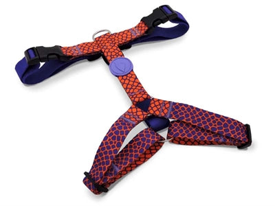 Morso Hondentuig H-Tuig Gerecycled Urban Lizard Rood 40-55X1,5 Cm