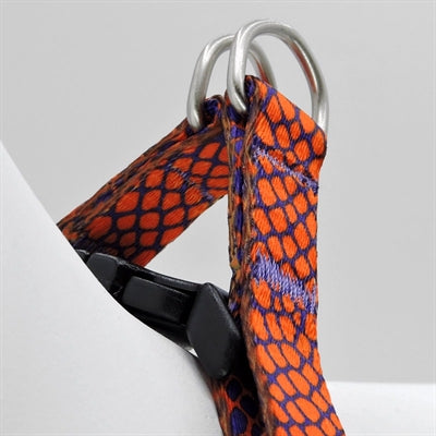 Morso Mini Hondentuig Verstelbaar Gerecycled Urban Lizard Rood 24-32X1,5 Cm