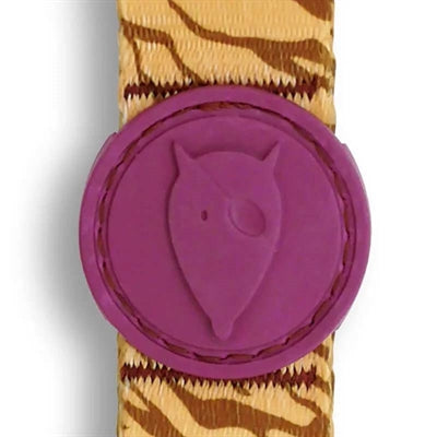 Morso Halsband Hond Gerecycled Jungle Drum Oranje 30-42X1,5 Cm