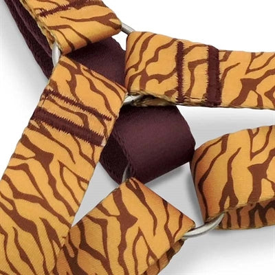 Morso Hondentuig H-Tuig Gerecycled Jungle Drum Oranje 40-55X1,5 Cm