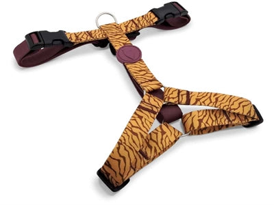 Morso Hondentuig H-Tuig Gerecycled Jungle Drum Oranje 40-55X1,5 Cm