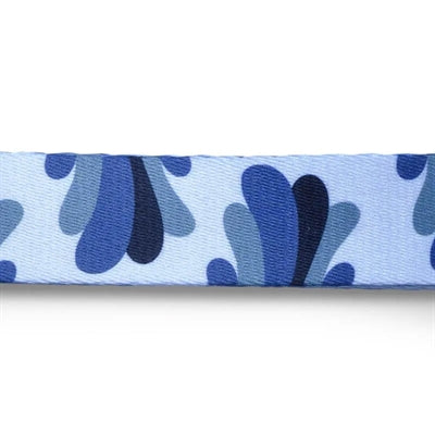 Morso Hondenriem Gerecycled Splash Blauw 120X1,5 Cm Tot 6 Kg