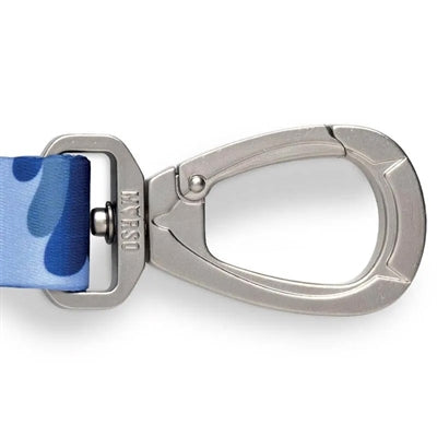 Morso Hondenriem Verstelbaar Gerecycled Splash Blauw 75-230X1,5 Cm 1-4 Kg
