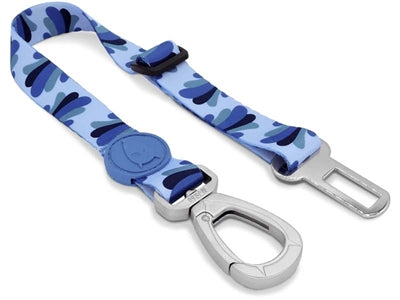 Morso Honden Autogordel Gerecycled Splash Blauw 40-65X1,5 Cm Tot 4 Kg
