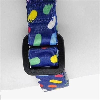 Morso Mini Hondentuig Verstelbaar Gerecycled Color Invaders Paars 24-32X1,5 Cm