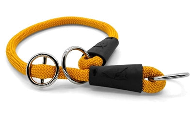 Morso Half Slip Halsband Hond Regular Rope Gerecycled Gold Goud 45X1 Cm