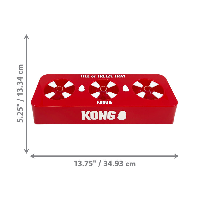 Kong Fill / Freeze Tray Silicone 35X13,5X7 Cm