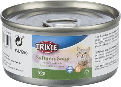 Trixie Zalm Soep Kip / Zalm Glutenvrij 80 Gr