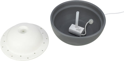 Trixie Vital Dome Drinkfontein Keramiek Grijs / Wit 1,5 Ltr 20X10X20 Cm