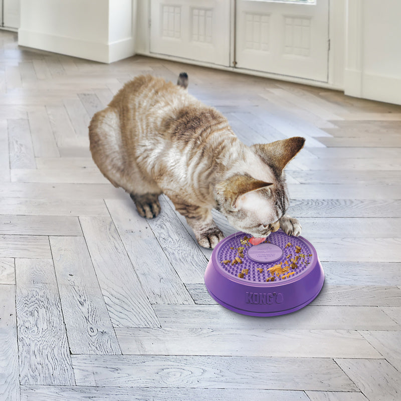 Kong Licks Spinz Paars 15X15X4 Cm