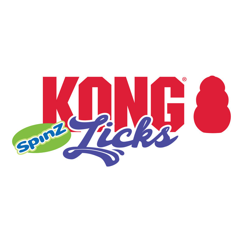 Kong Licks Spinz Paars 15X15X4 Cm