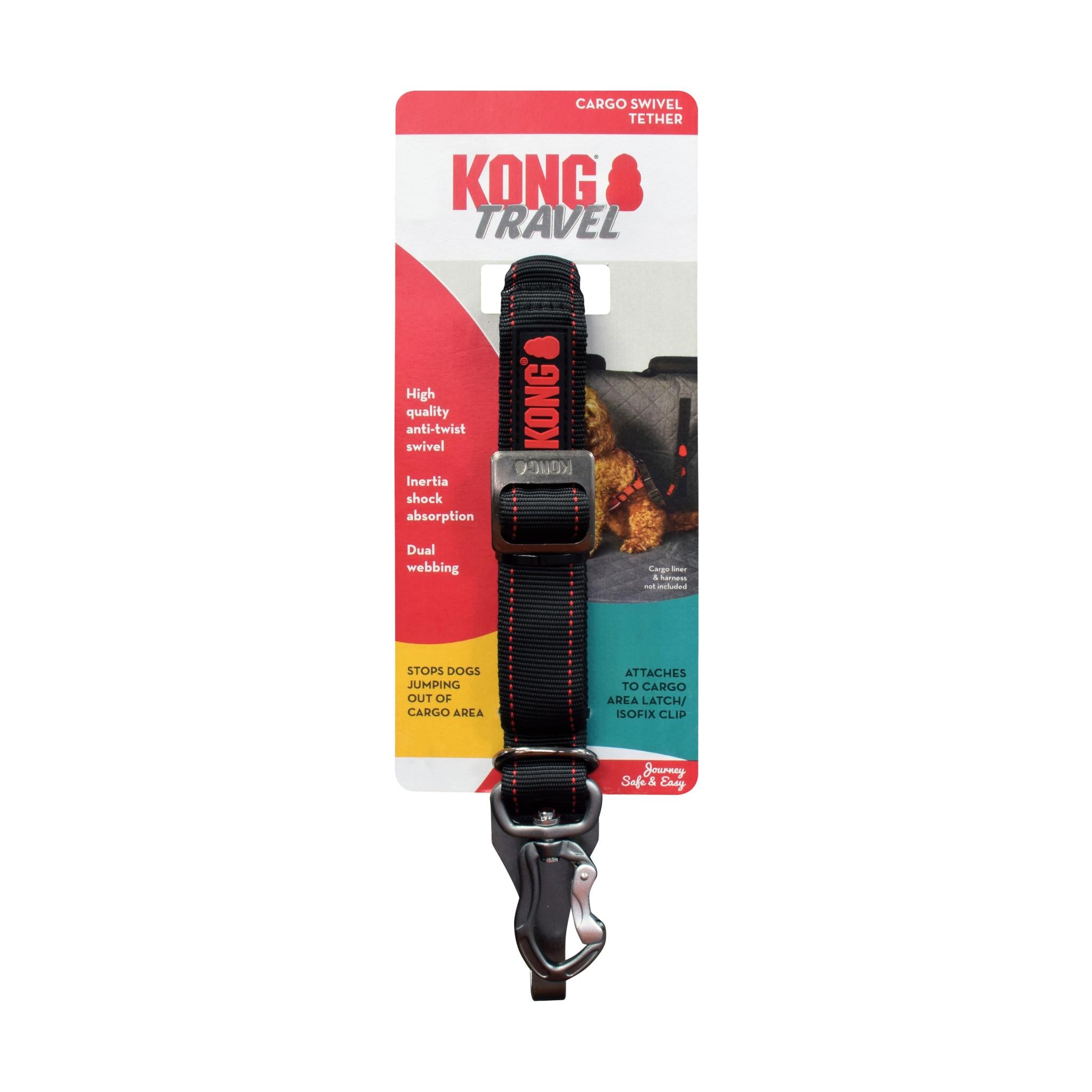 Kong Autogordel Hond Cargo Swivel 11X3,1X29 Cm