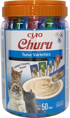 Inaba Churu Multipack Tuna Varieties 50X14 Gr