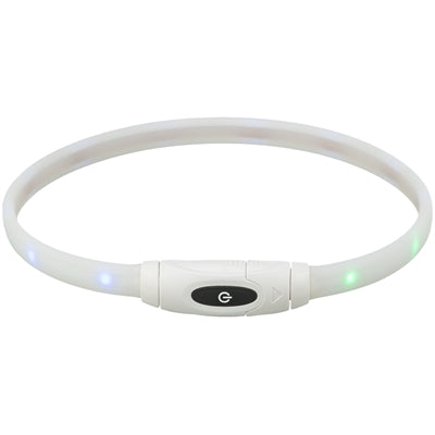 Trixie Lichtgevende Halsband Hond Usb Siliconen Oplaadbaar Meerkleurig 70X1 Cm