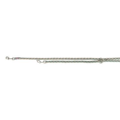 Trixie Hondenriem Cavo Verstelbaar Salie Groen / Zand 200X1,2 Cm