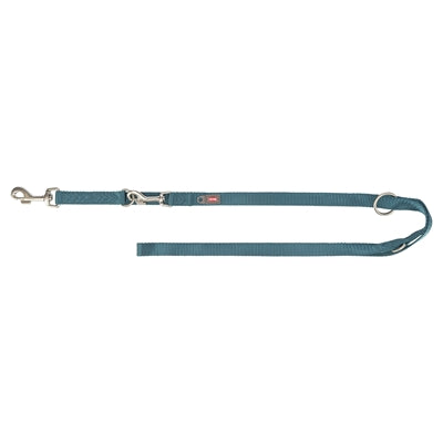 Trixie Hondenriem Premium Verstelbaar Petrol Blauw 200X1 Cm
