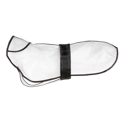 Trixie Regenjas Tarbes Transparant / Zwarte Stroken 34 Cm