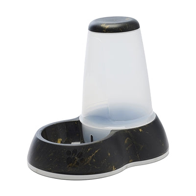 Savic Drinkbak Loop Marble Zwart / Goud 26X17,5X23 Cm 1,5 Ltr